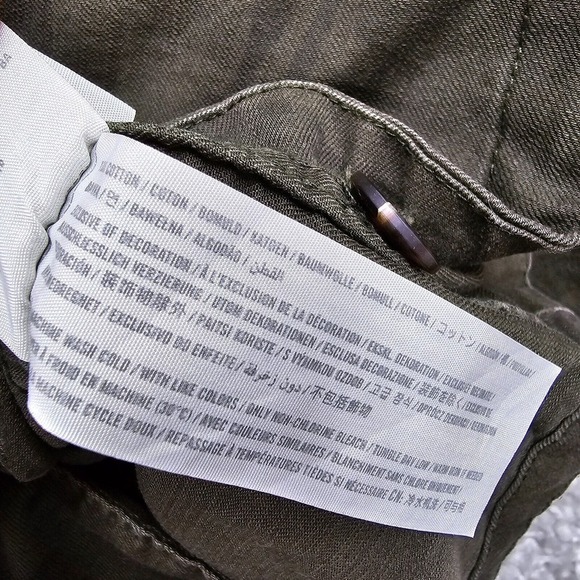 Abercrombie & Fitch Mens Green Camo Button Up Shirt Size‎ Medium Military Casual - Picture 5 of 10